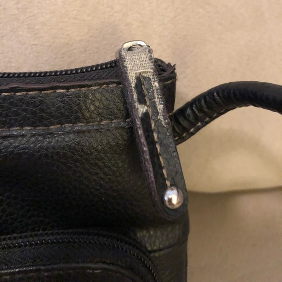 Tignanello black leather bag - Picture 5 of 7